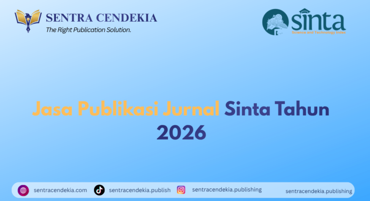 Jasa Publikasi Jurnal Sinta Tahun 2026